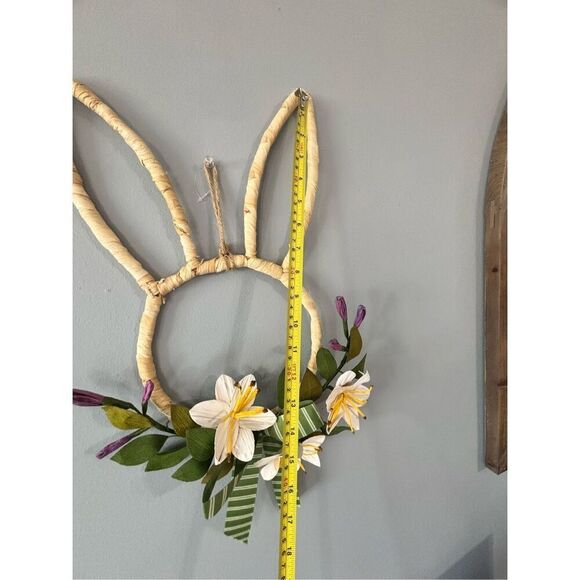 Target Threshold Bunny Floral Wreath - Picture 8 of 9